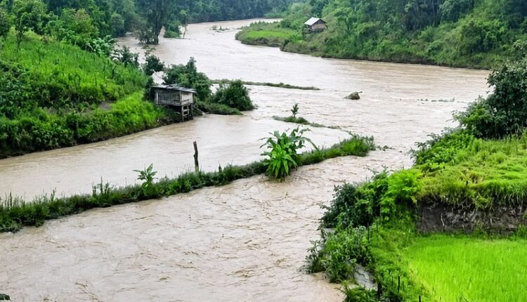 Floods and landslides triggered by continuous rainfall have damaged farmland, bridges and roads in Manipur's Senapati, Ukhrul and Kamjong districts, leaving several border villages without road connectivity.